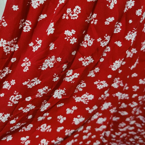 One 💗 Clothing Red floral dress - Picture 3 of 4